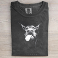 Funny Hungry Dobermann T-shirt