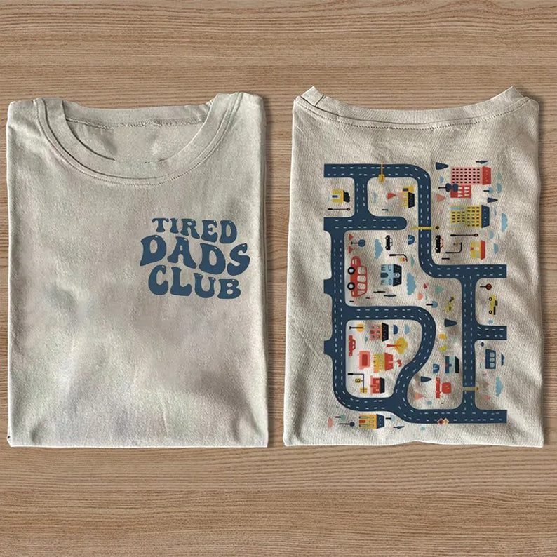 Tired Dads Club T-shirt - Sand