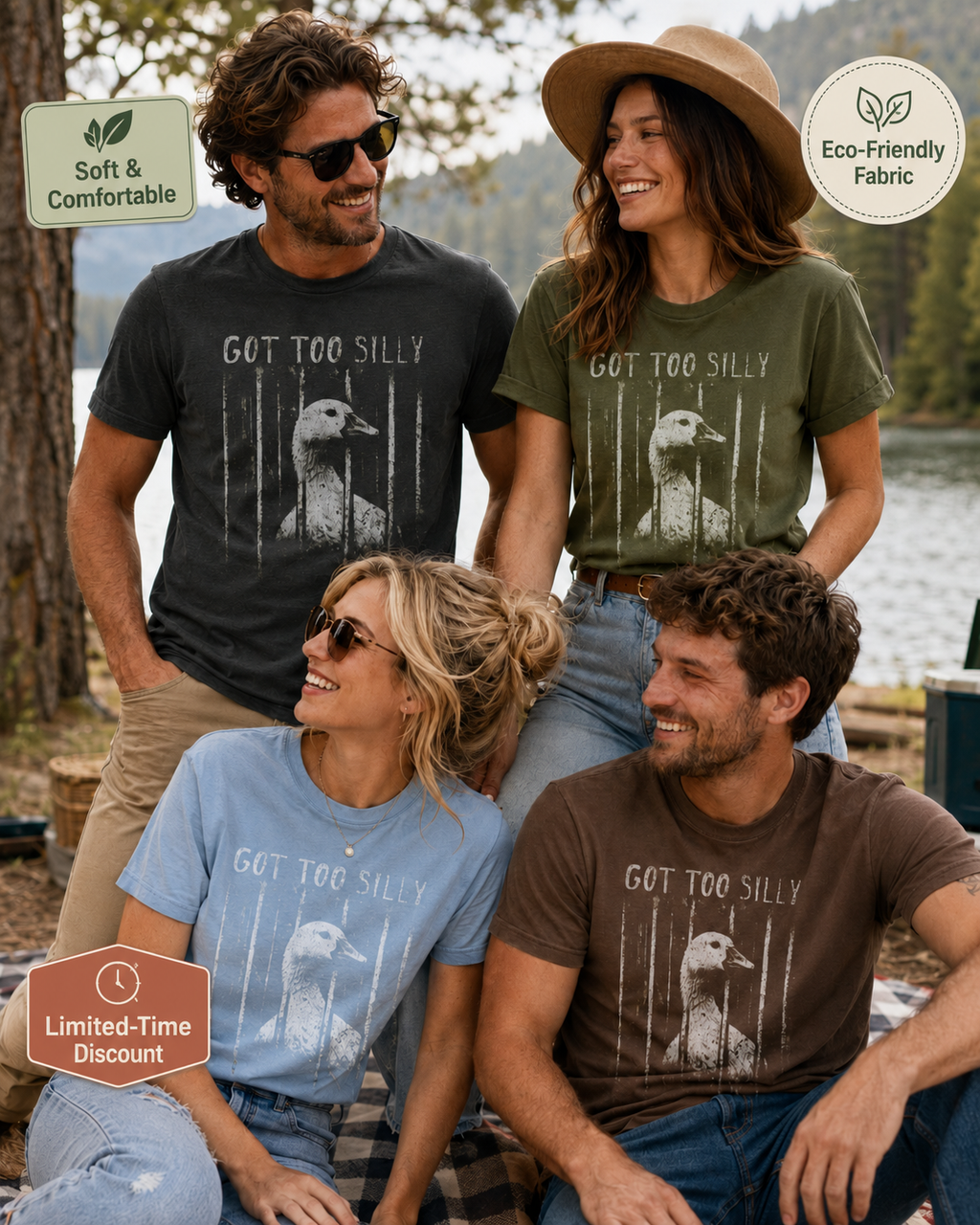 Funny Silly Goose Meme T-shirt