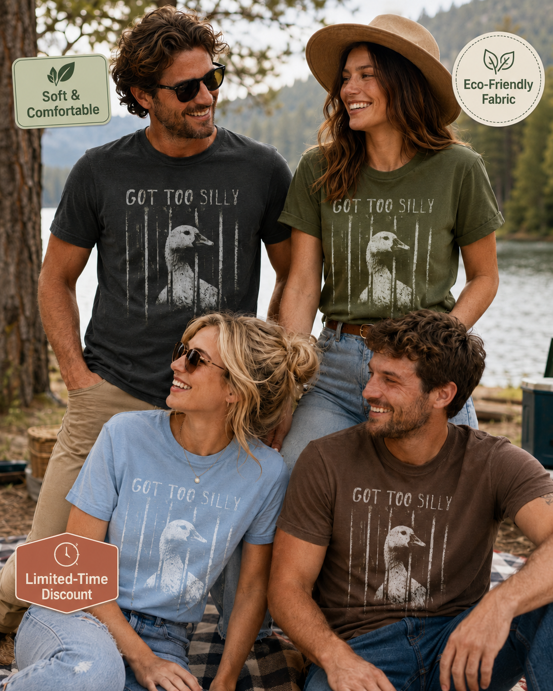 Funny Silly Goose Meme T-shirt