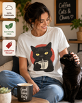 Is He Dead Yet Black Cat T-shirt