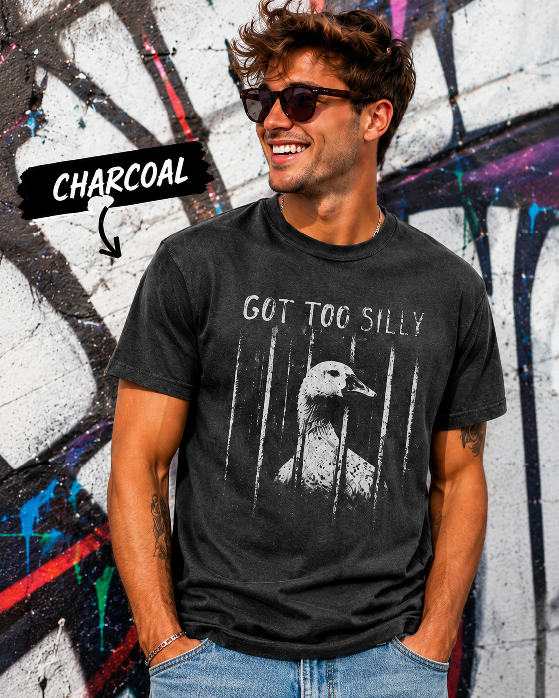 Funny Silly Goose Meme T-shirt