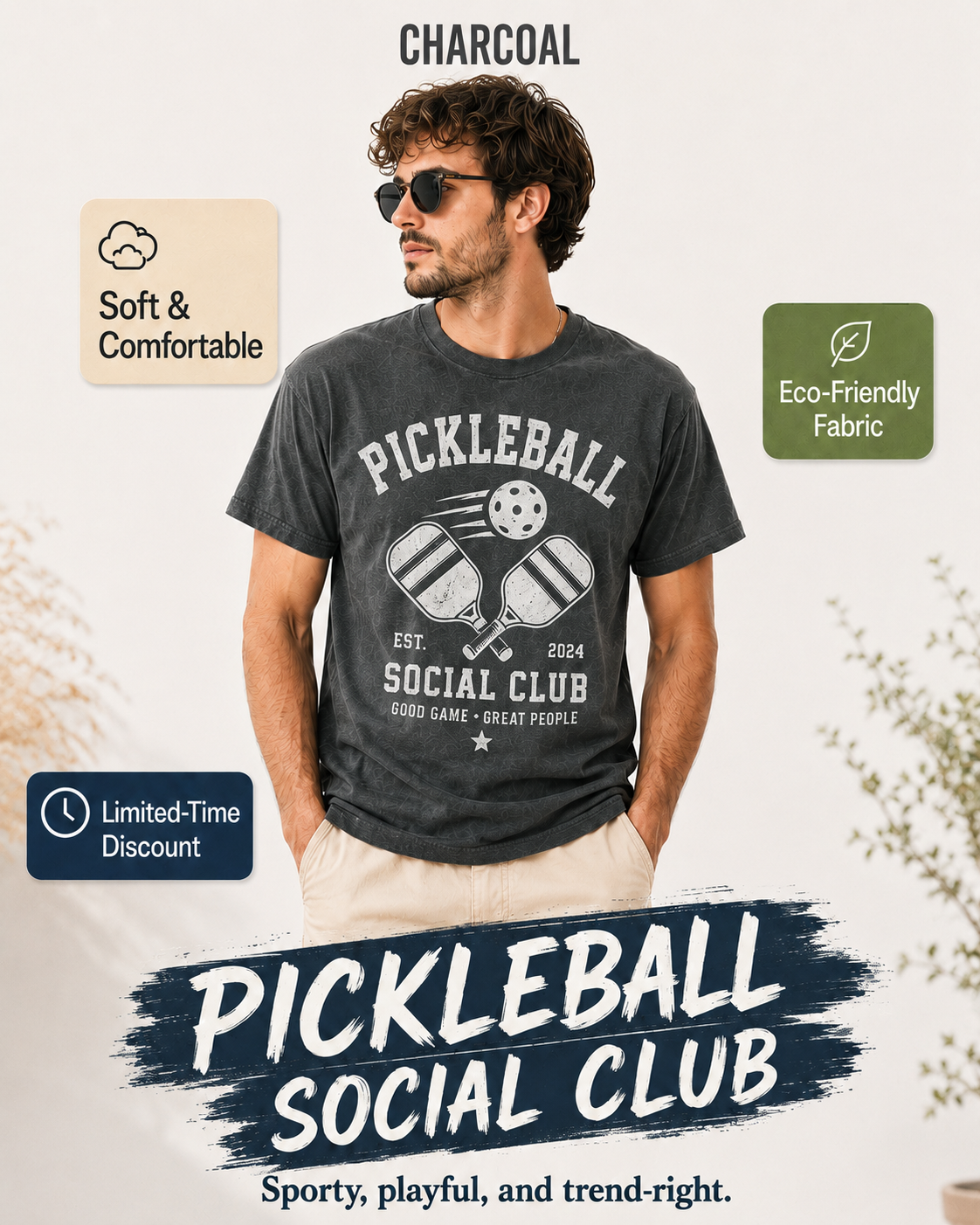 Pickleball Social Club T-shirt