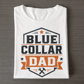 Blue Collar Dad Workwear Badge T-shirt