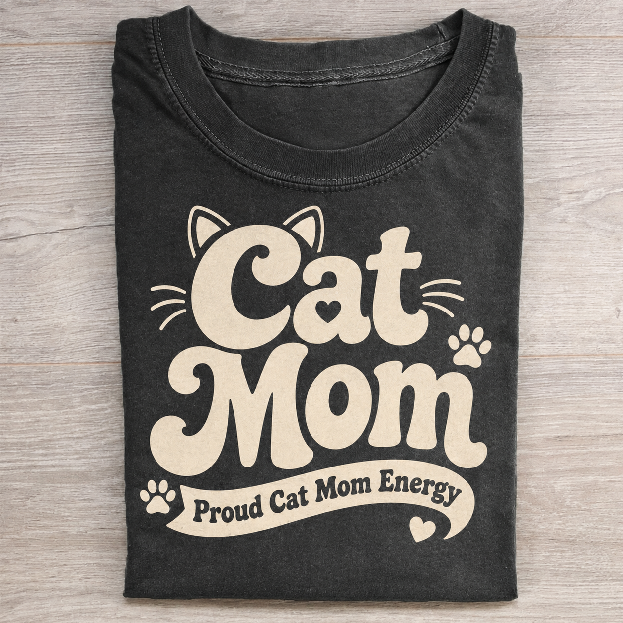 Minimal Cat Dad T-shirt