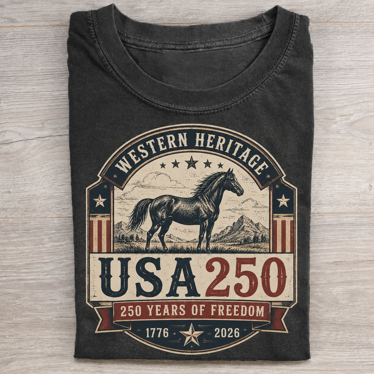 USA 250 Anniversary Western Heritage T-shirt