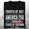 USA 250 Anniversary America 250 Years of Freedom T-shirt