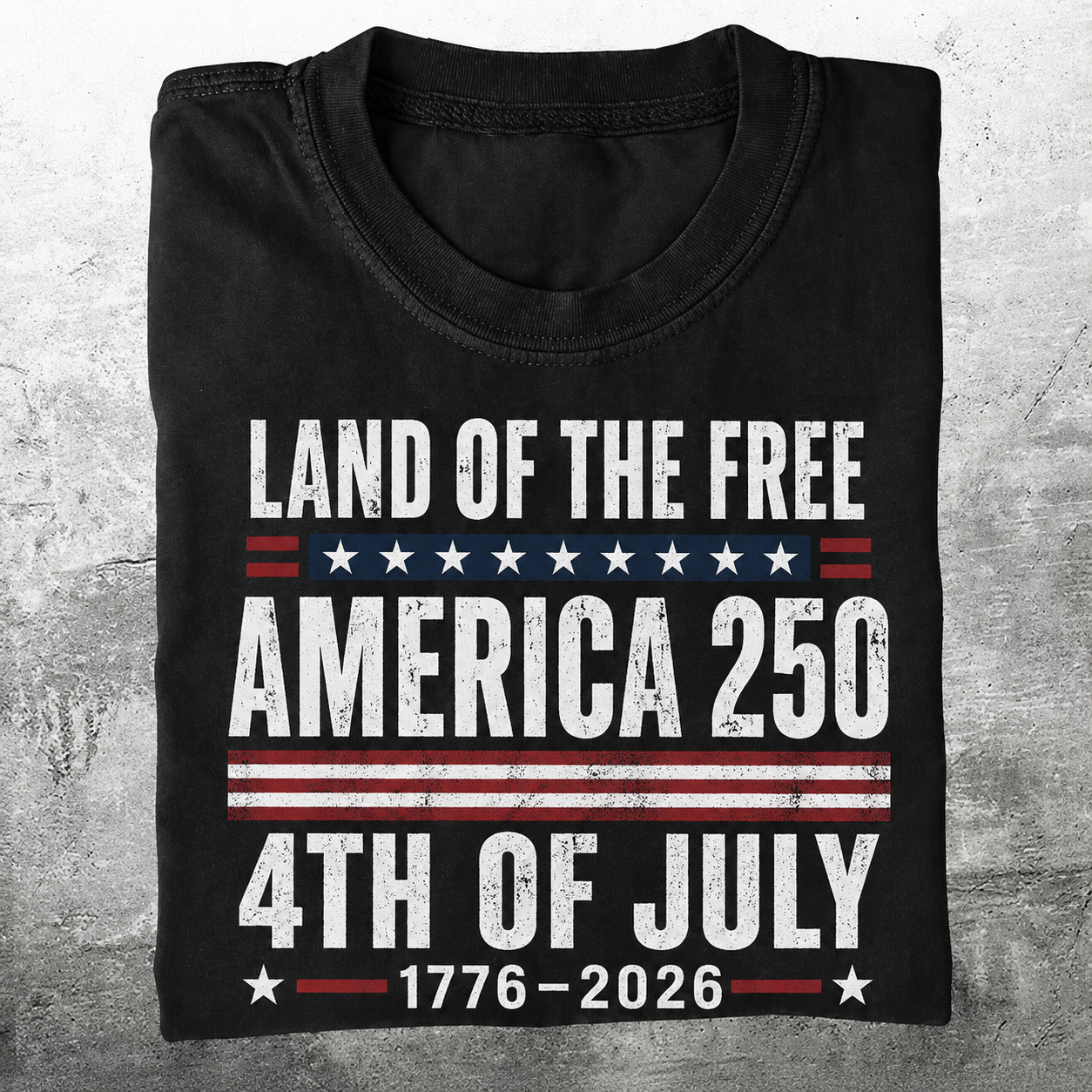 USA 250 Anniversary Land of the Free America 250 T-shirt