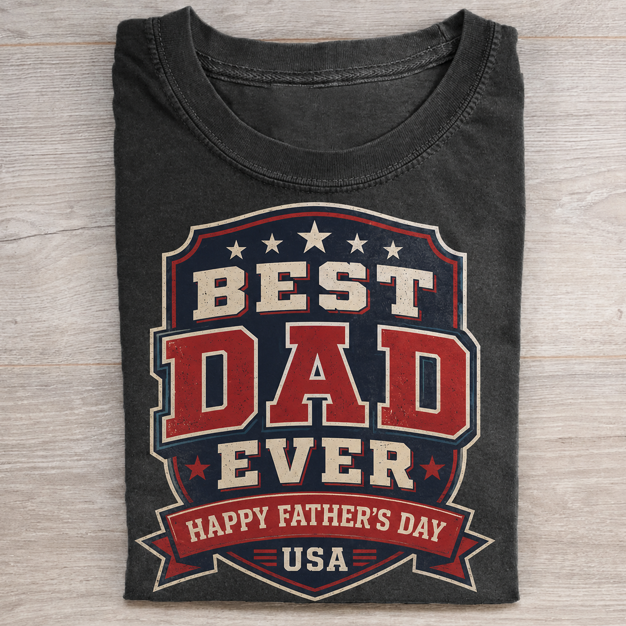 Best Dad Ever Patriotic T-shirt
