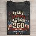 Stars Stripes Freedom 250 T-shirt