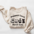 Support Local Street Cats Sweatshirt