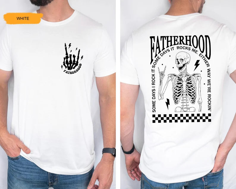 Fatherhood T-shirt - White