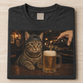 Tabby Cat Beer Cheers T-shirt